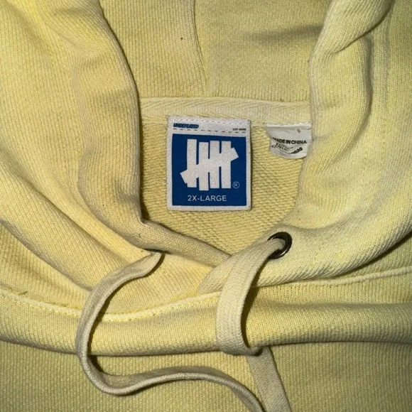 Undefeated Icon Hoodie and Sweatpants Set - light yellow color, size XXL - Picture 2 of 15